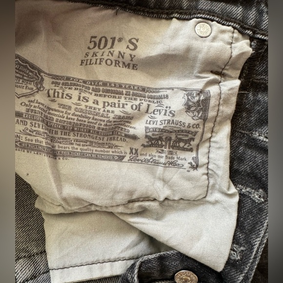 WOMENS LEVI’S 501 FILIFORME JEANS - Picture 7 of 8